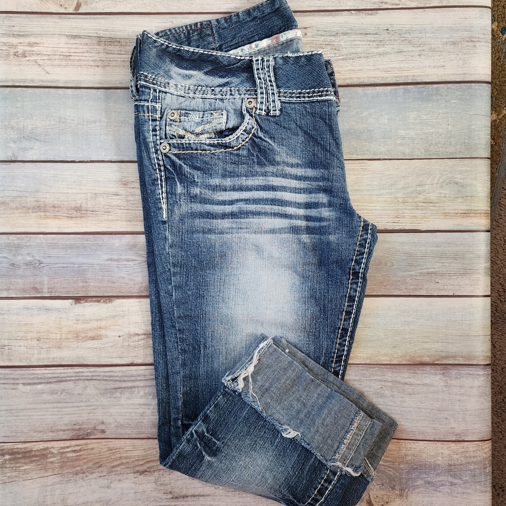 Amethyst Jeans Women's Blue Jeans - Picture 7 of 7